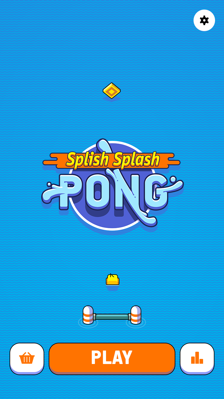 Splish Splash Pong Game Screenshot