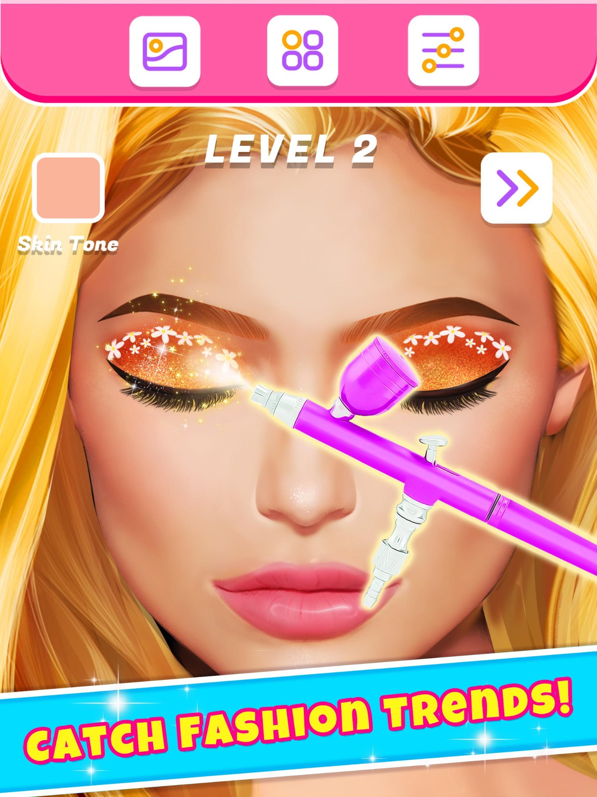 Eye Makeup Artist Makeup Games ゲームのスクリーンショット