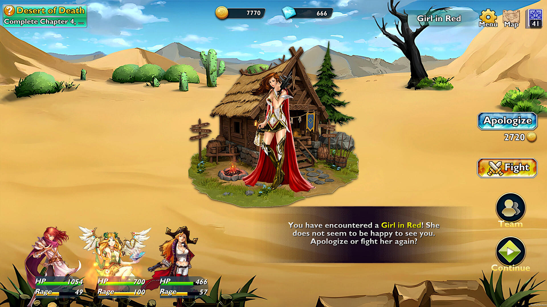 Eternal Dreams: Poker RPG Game Screenshot
