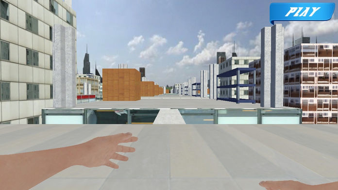 Roof Runner Jump - VR Google Cardboard screenshot game