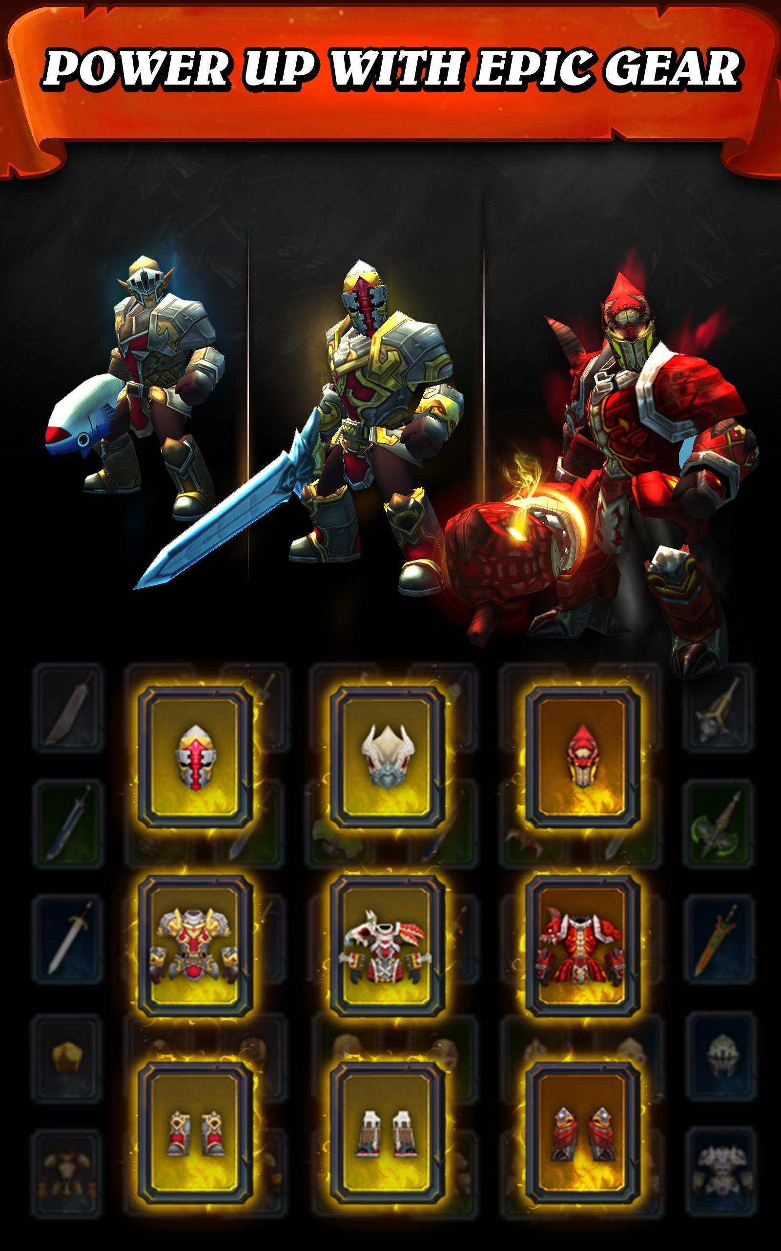 Cuplikan Layar Game Jump Warrior: Nonstop RPG