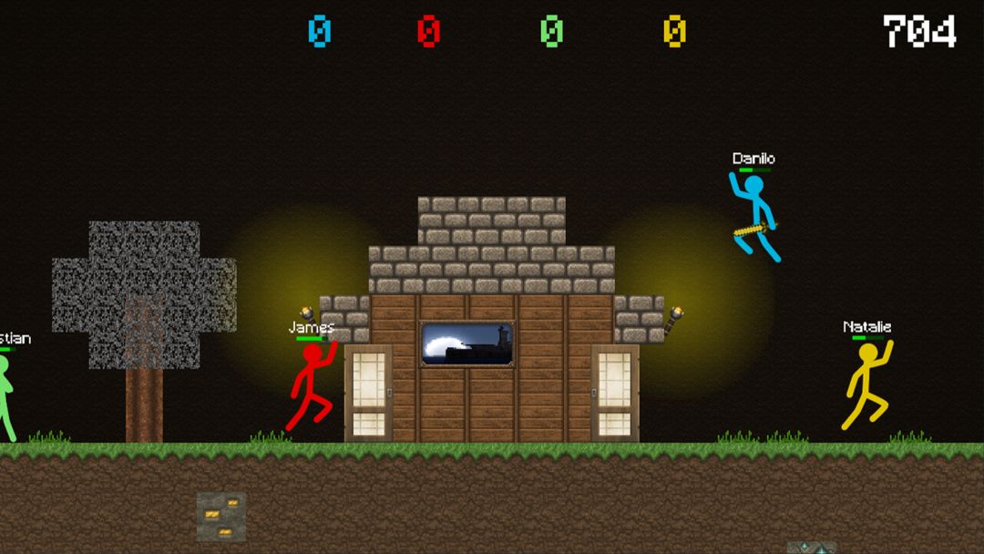 Stickman VS Multicraft: Fight Pocket Craft screenshot game