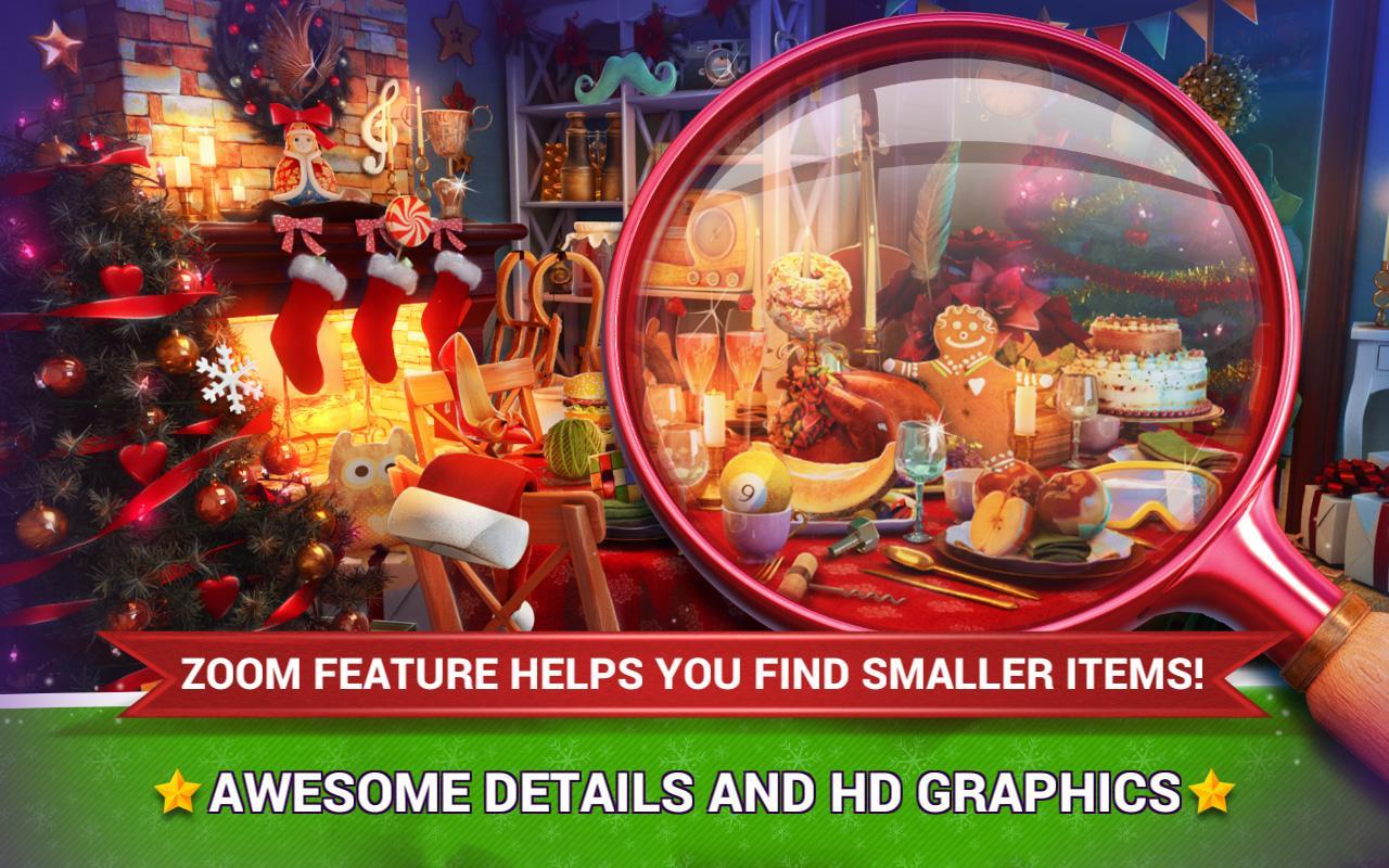 Hidden Objects Christmas Trees Game Screenshot