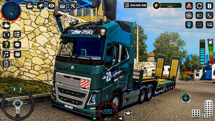 Euro Cargo Truck Driving Game Game Screenshot