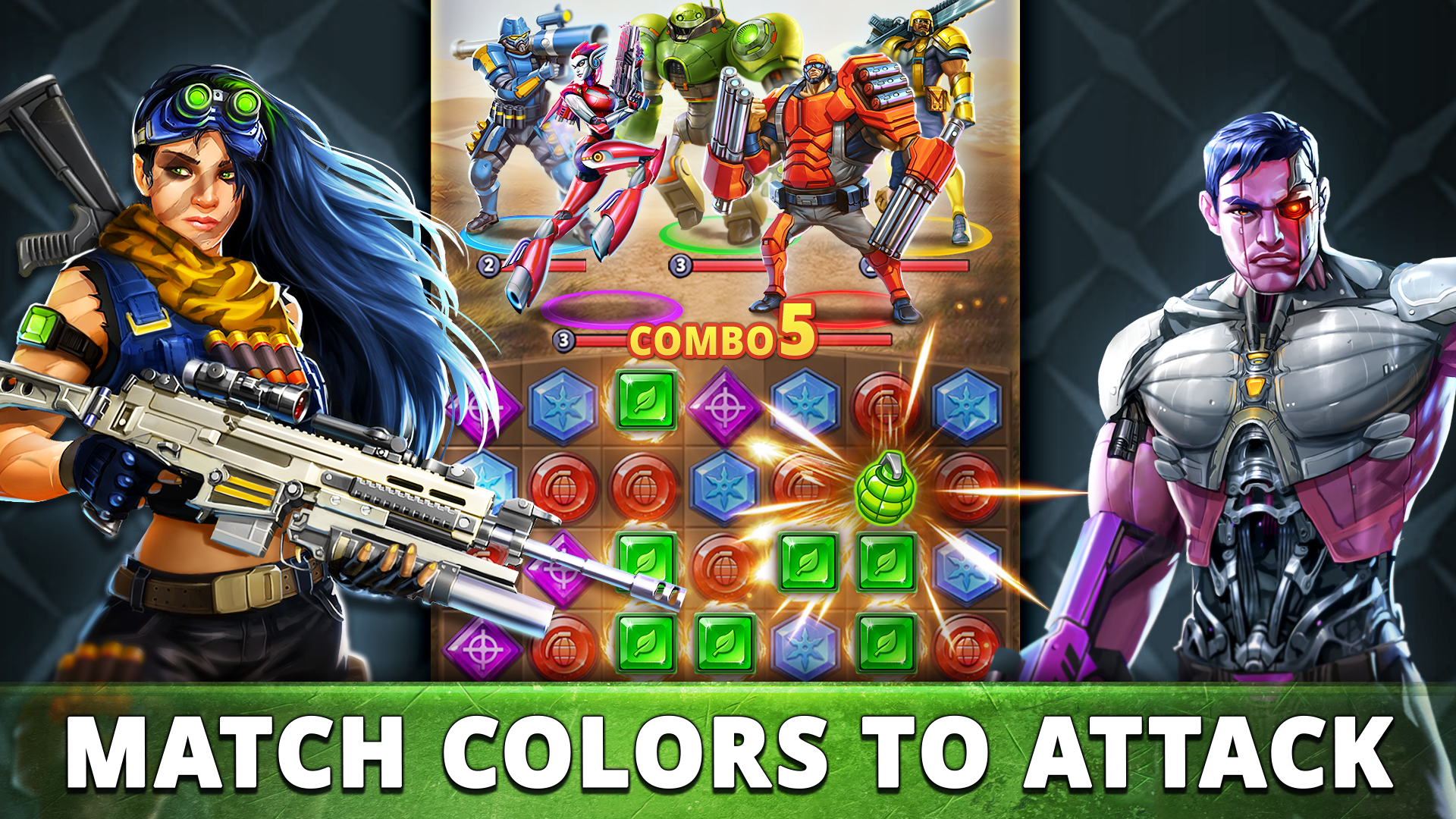 Puzzle Combat: Match-3 RPG Game Screenshot
