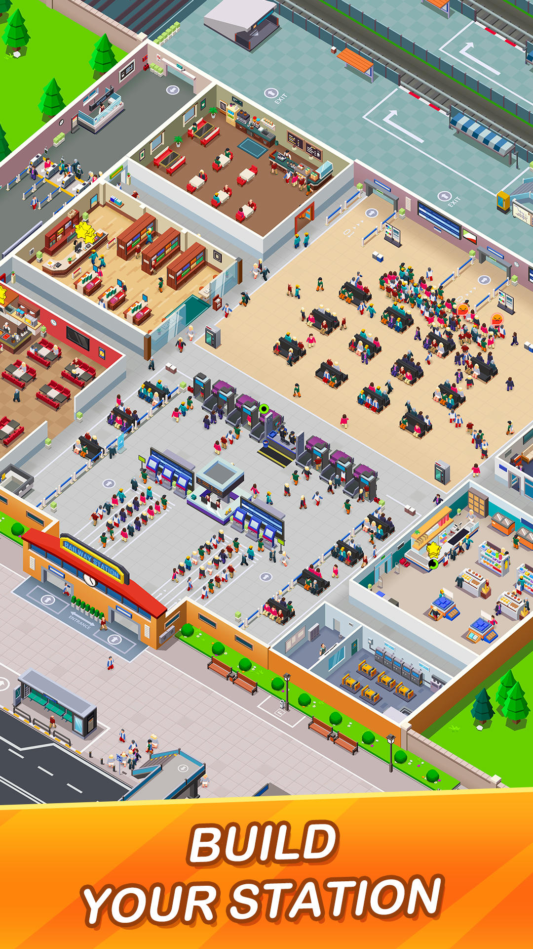 Idle Train Empire - Idle Games ภาพหน้าจอเกม