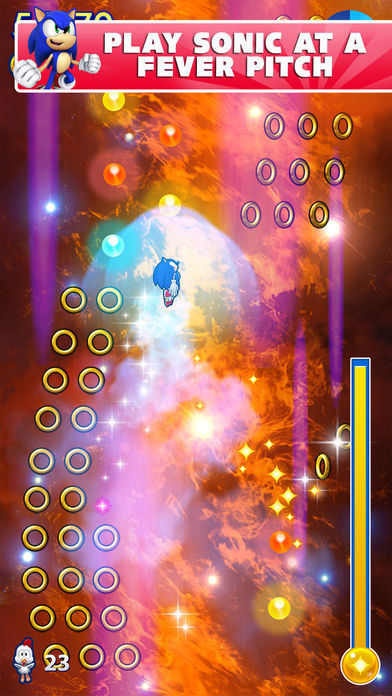 Sonic Jump Fever screenshot game