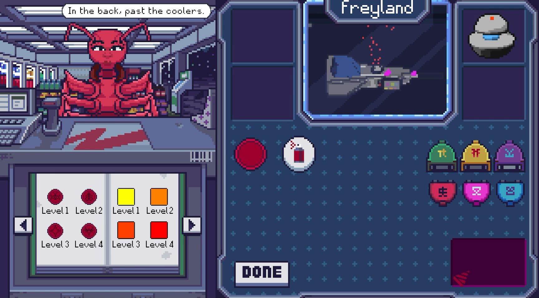 Interdimensional Gas Station Game Screenshot