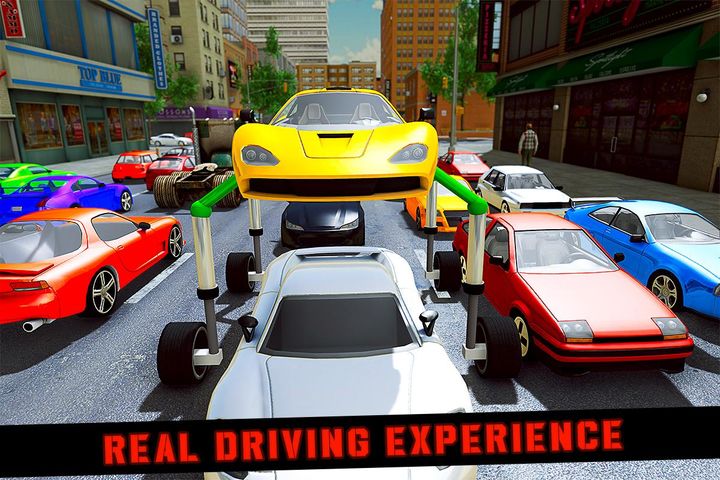 Screenshot 1 of Elevated Car Racing Speed ​​Driving Parking Game 0.1