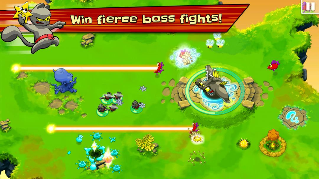 Ninja Hero Cats screenshot game