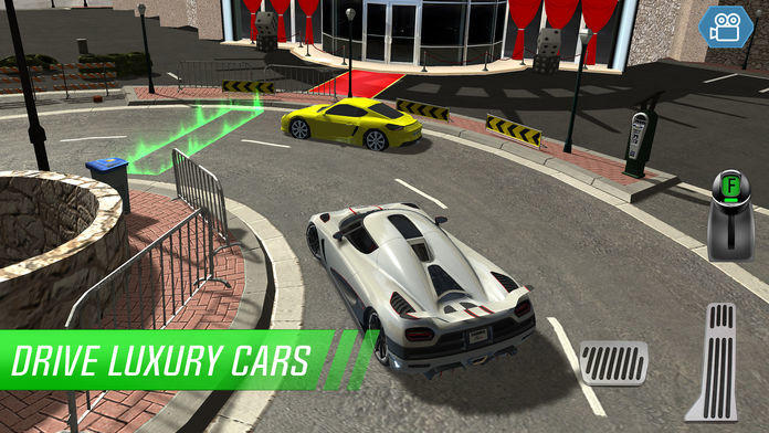 Sports Car Test Driver: Monaco Trials Game Screenshot