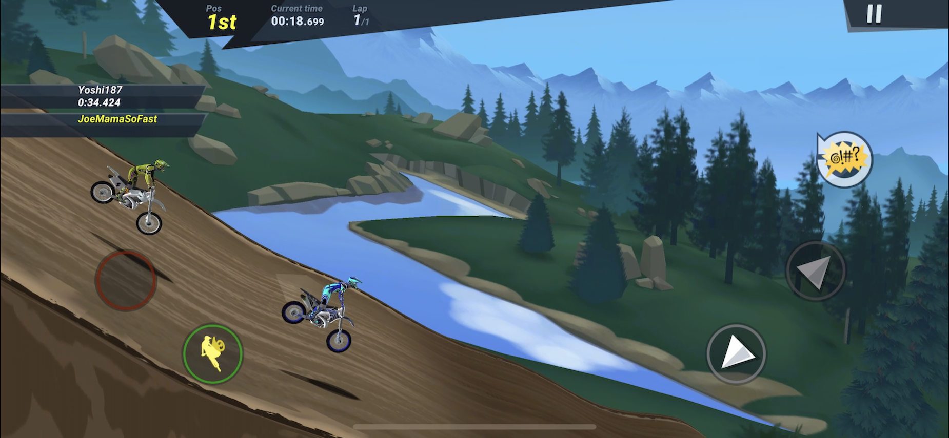 Скриншот игры Mad Skills Motocross 3