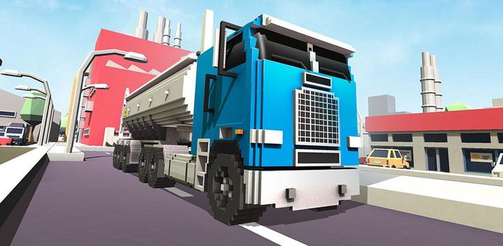 Banner of Blocky Truck Simulator 2018 1.5