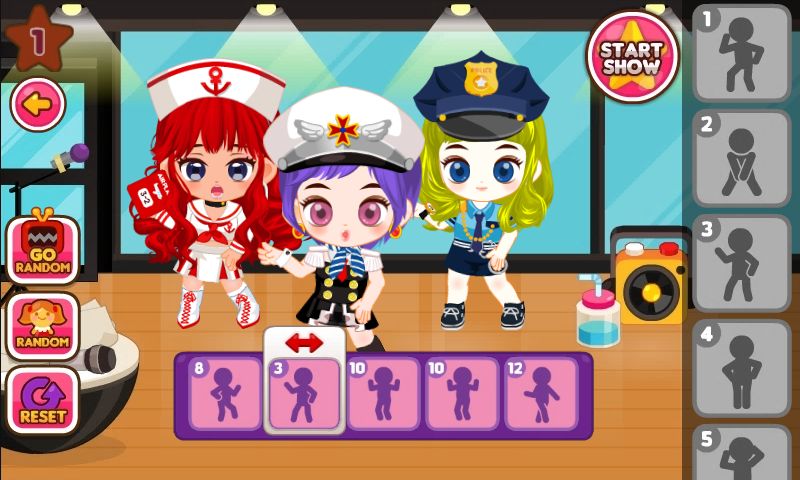 Fashion Judy: Uniform style screenshot game