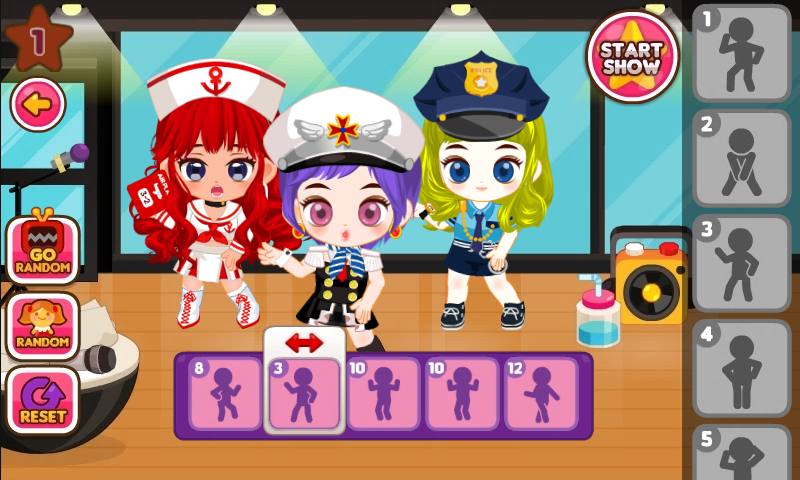 Скриншот игры Fashion Judy: Uniform style