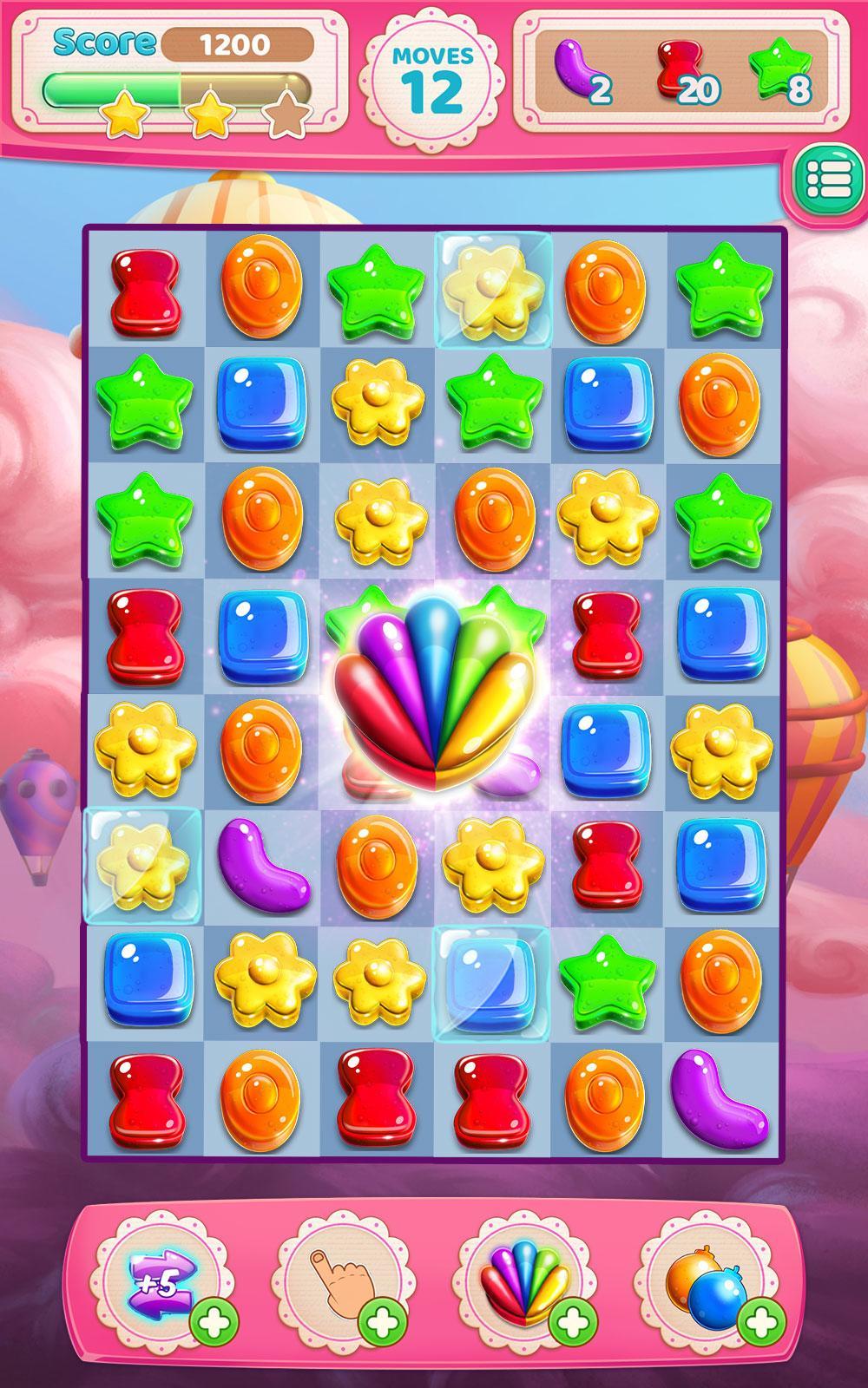 Cuplikan Layar Game Crazy Sweet Match 3