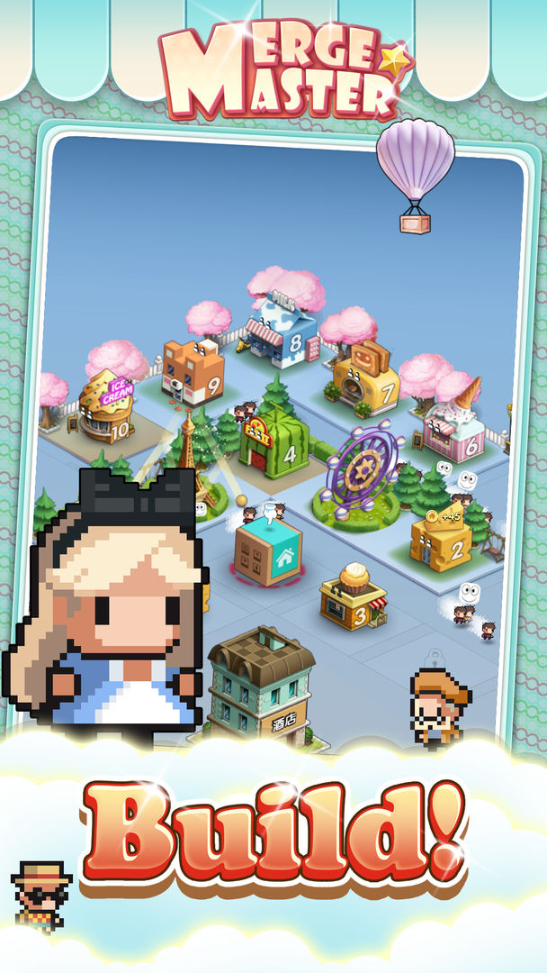 Screenshot of Merge Mall Town: Decorate Home, Classic Idle Game