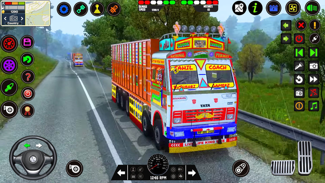 Indian Lorry Truck Game Sim 3D ภาพหน้าจอเกม