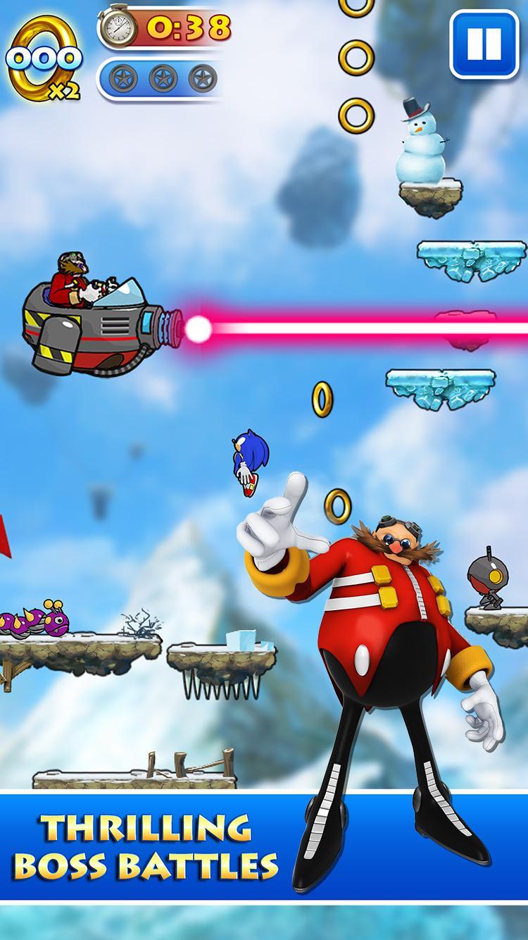 Sonic Jump Pro Game Screenshot