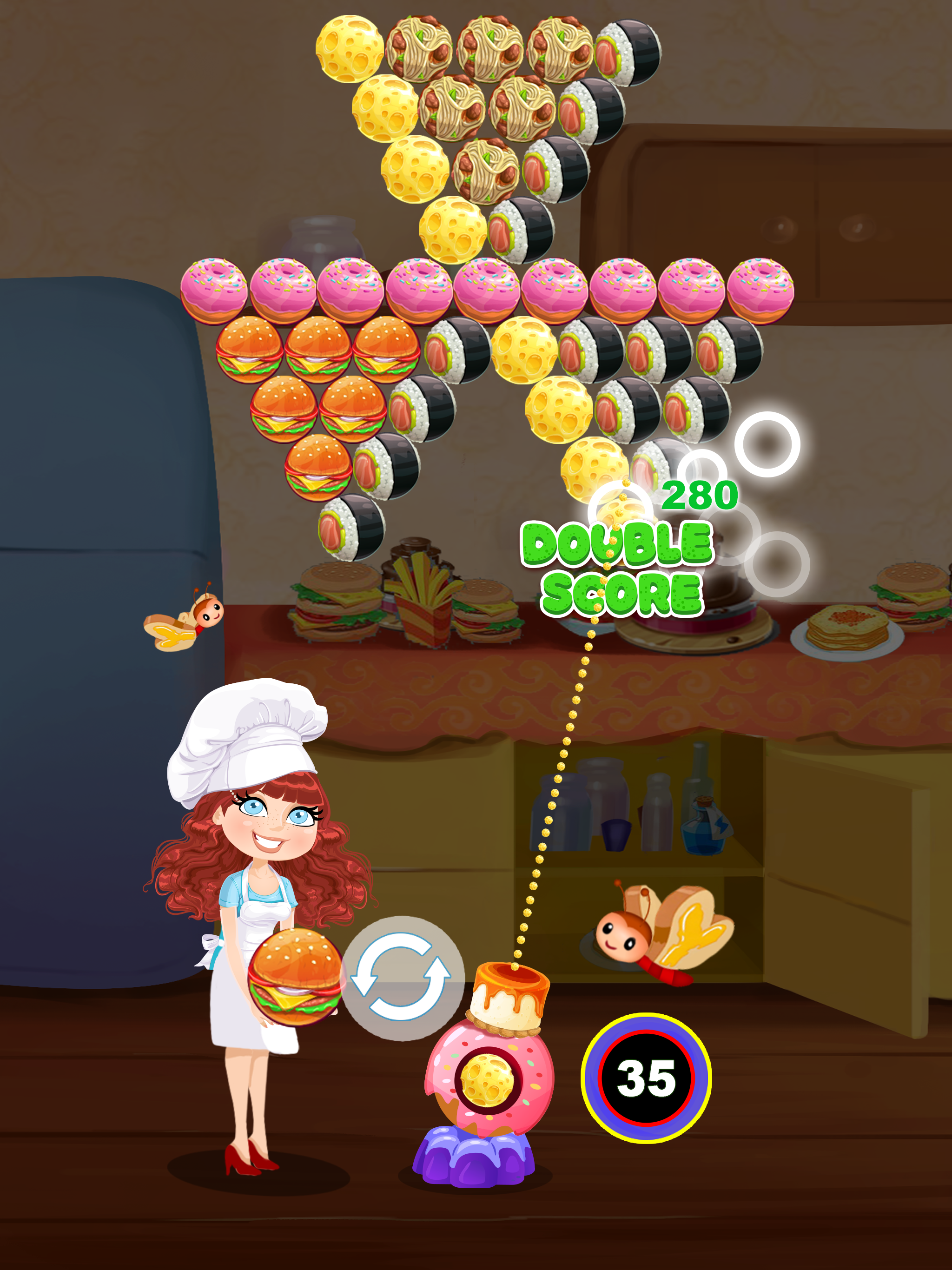 Screenshot of Bubble Food