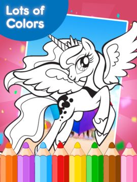 Coloring Book for Little Pony Game Screenshot