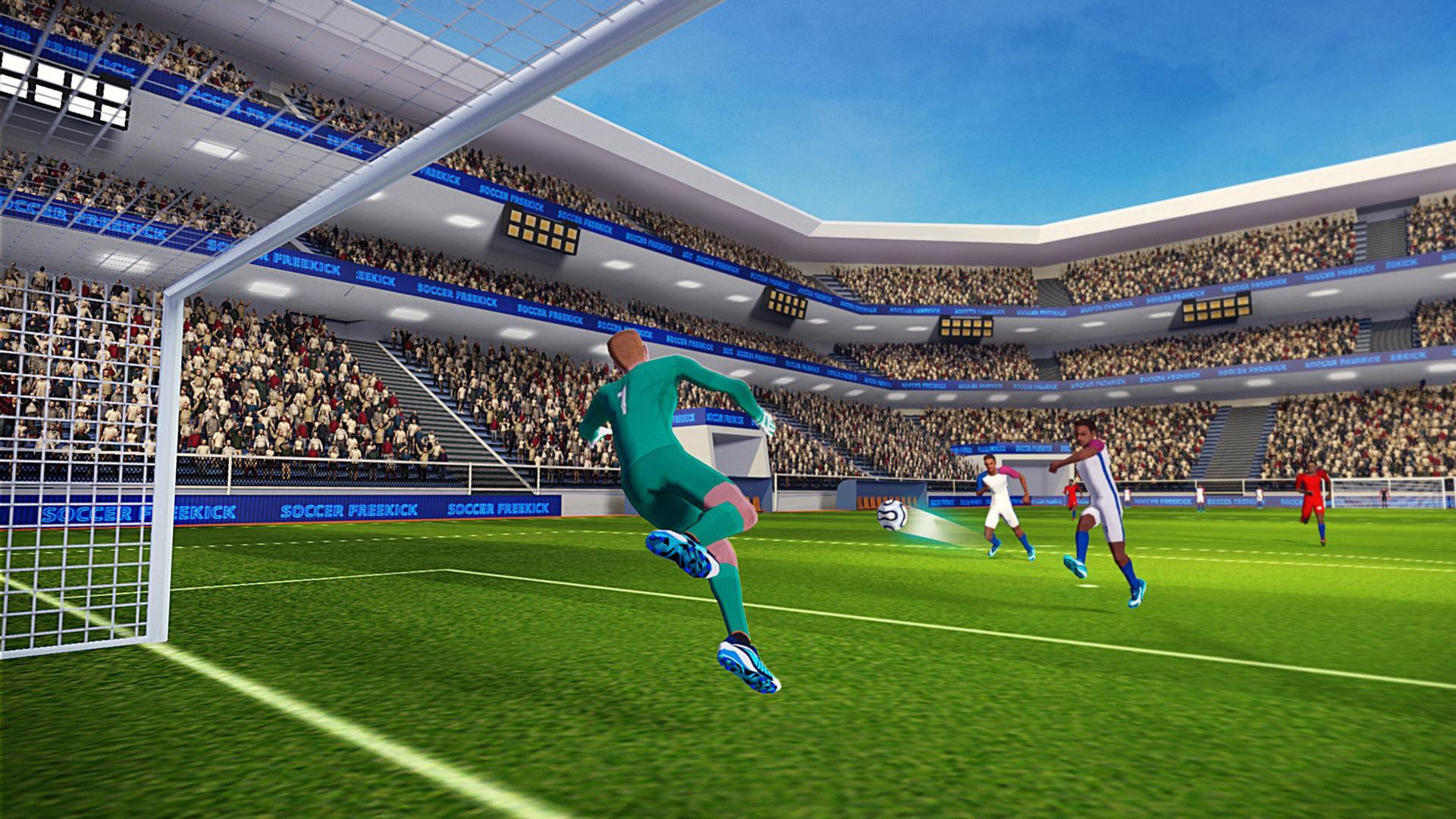 Скриншот игры Soccer World League FreeKick