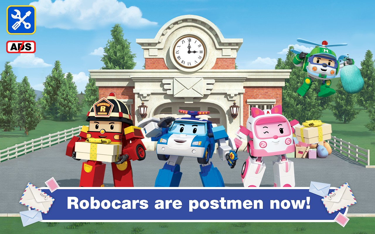 Robocar Poli: Postman Games! ภาพหน้าจอเกม