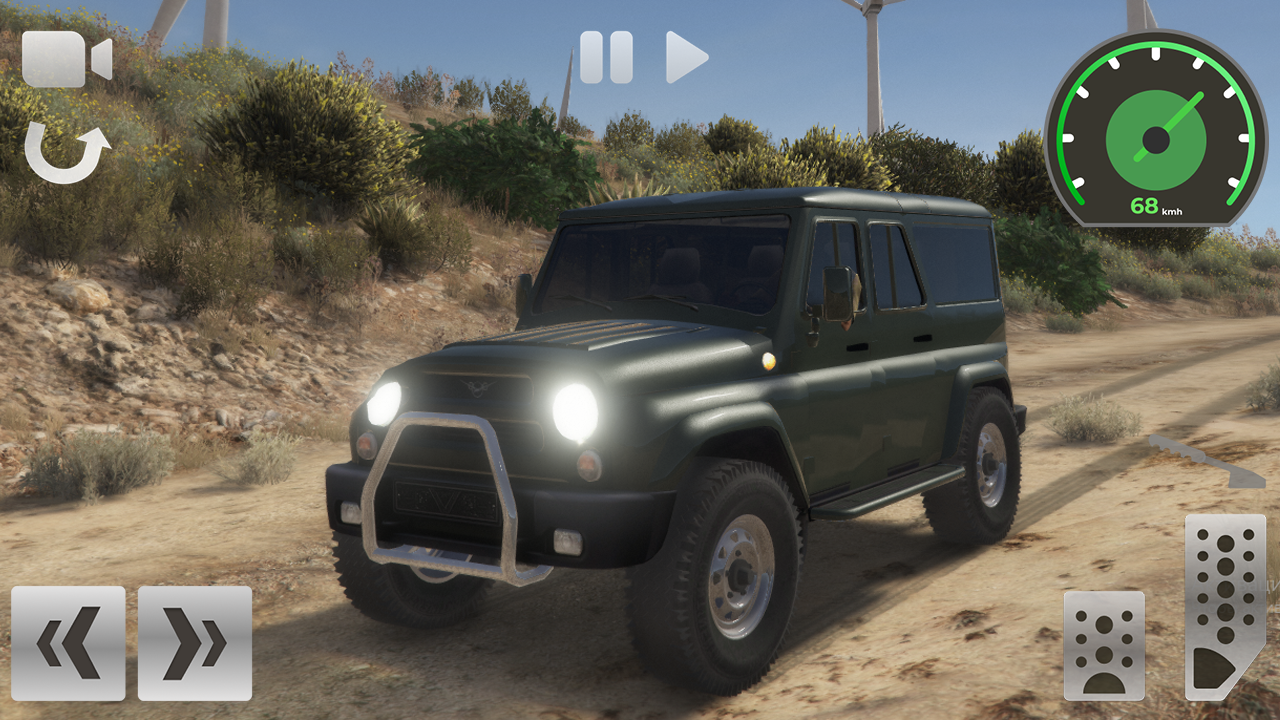 UAZ Russian Jeep: Off-Road Game Screenshot