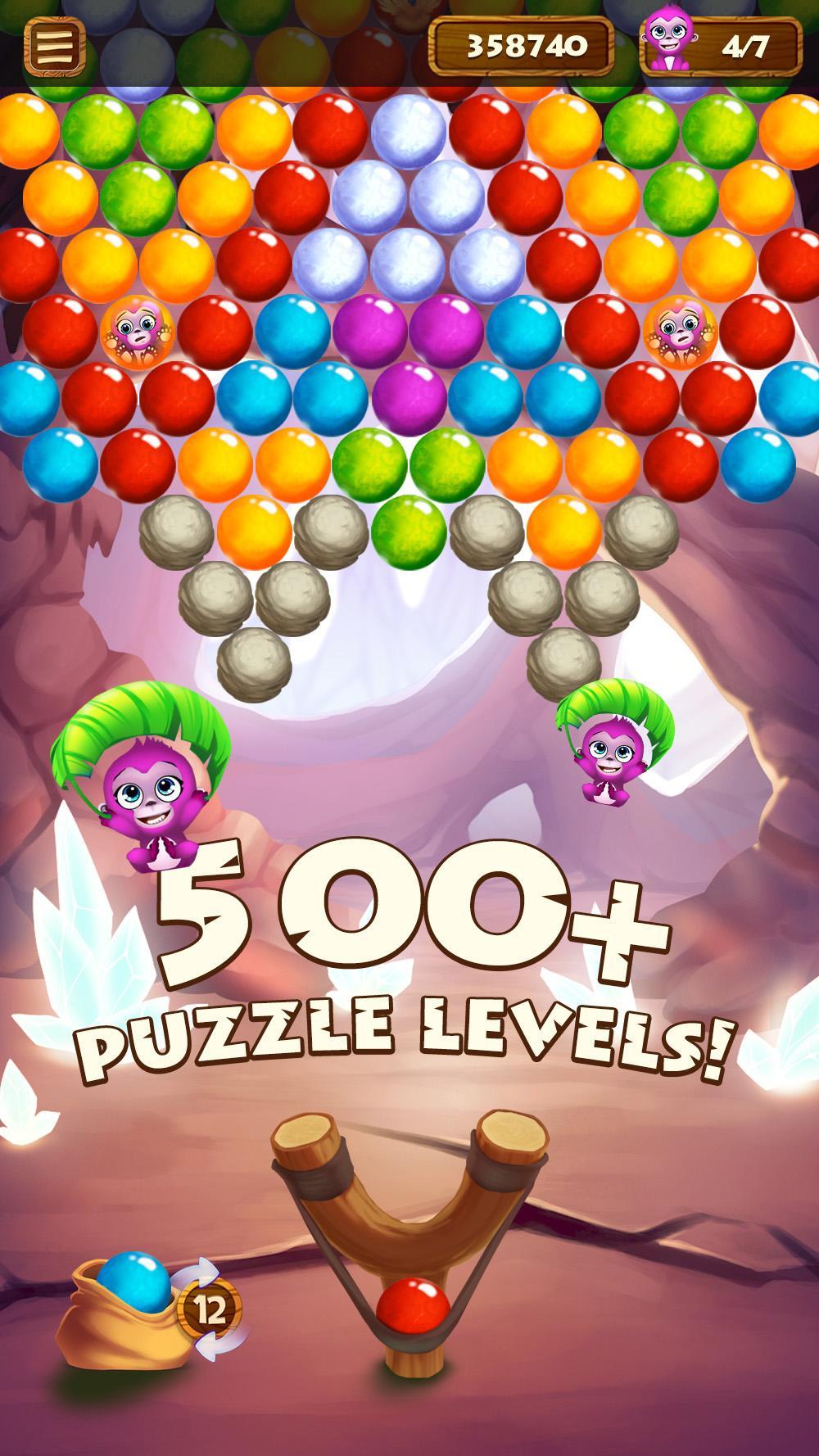 Bubble Cave Rescue Game Screenshot