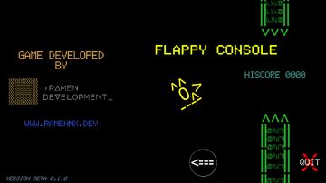 Flappy Console Game Screenshot