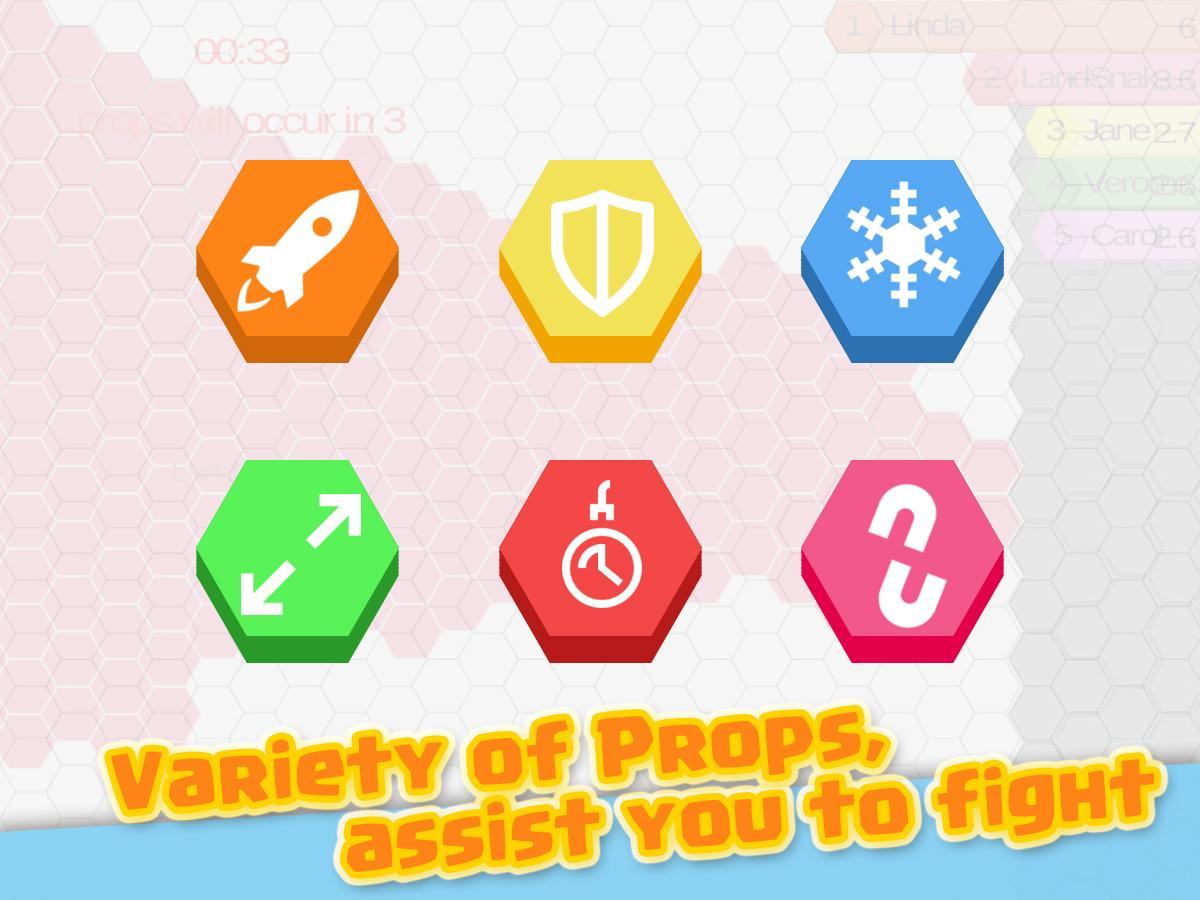 Land Snake.io Game Screenshot