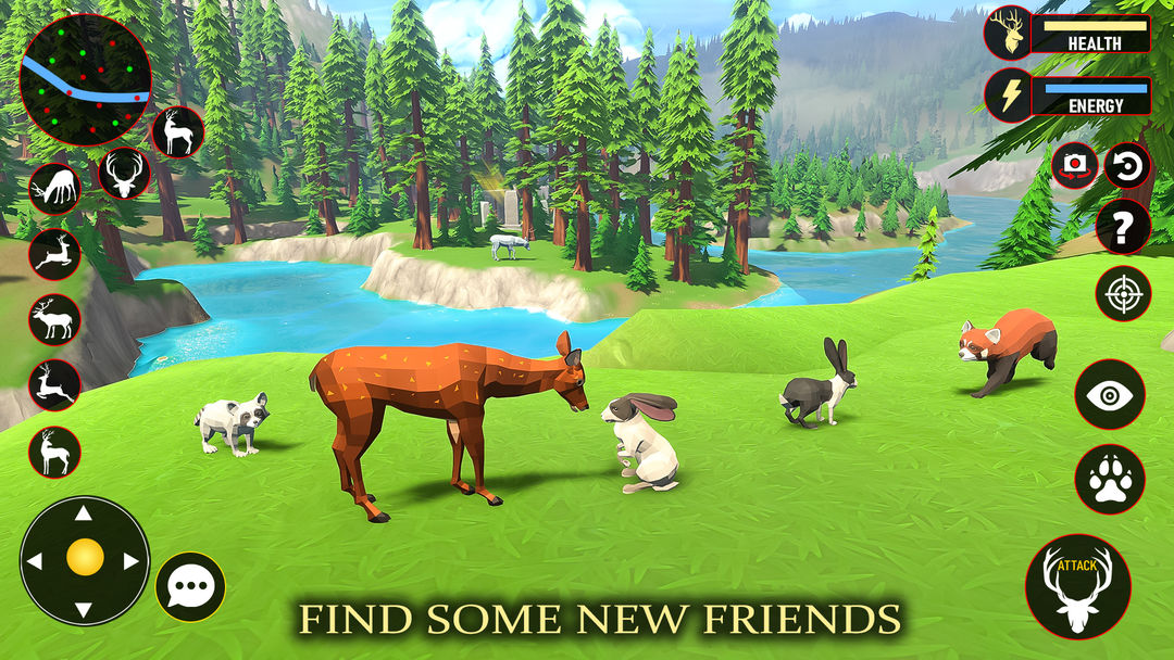 Screenshot of Deer Simulator Fantasy Jungle
