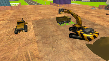 Heavy Excavator Crane Sim 3D Game Screenshot