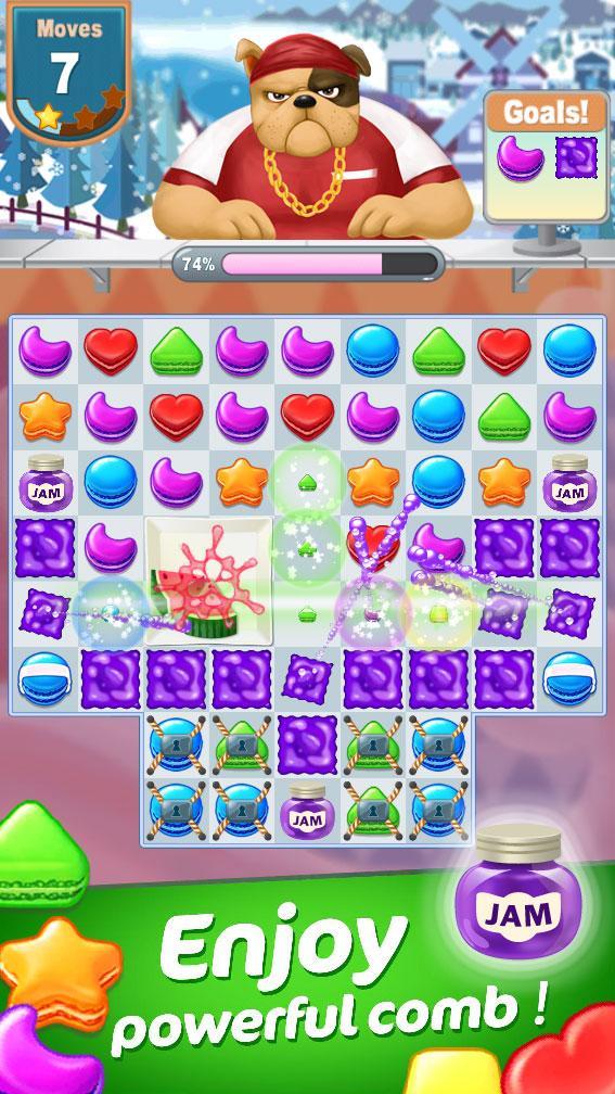 Screenshot of Crazy Kitchen - Cake Swap Match 3 Games Puzzle