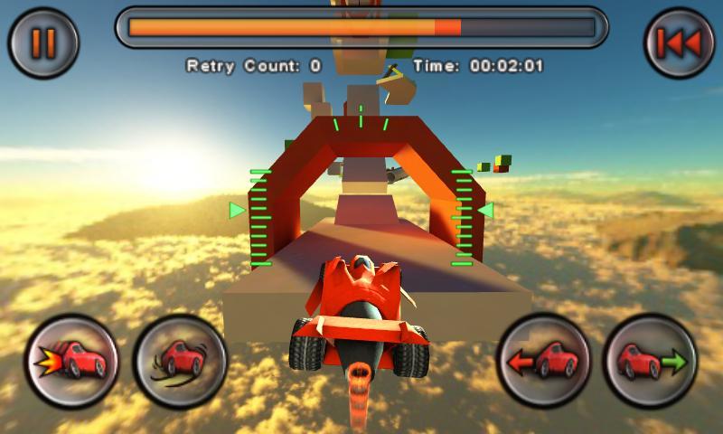 Jet Car Stunts Lite Game Screenshot