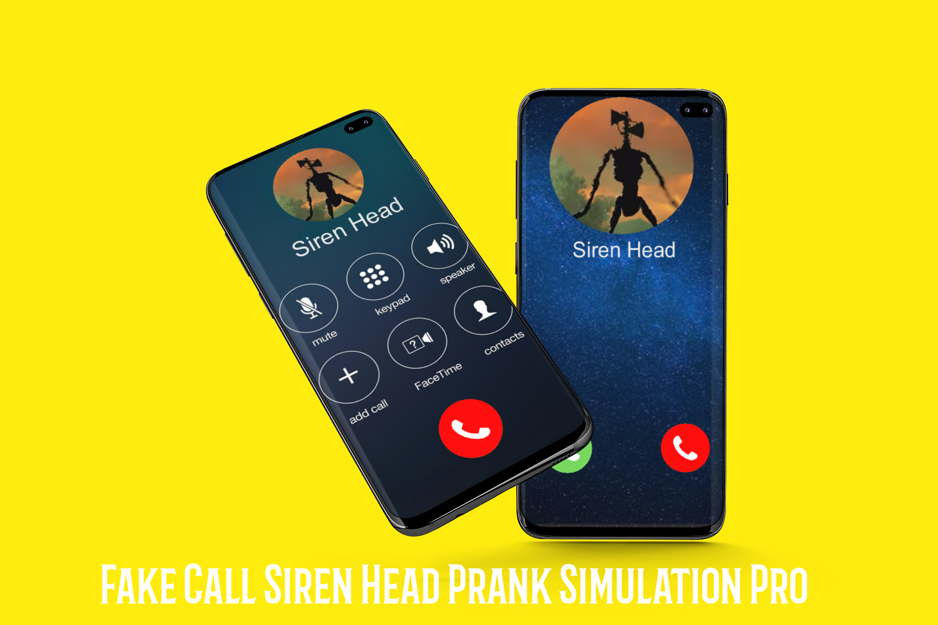 Screenshot of Fake Call Siren Head Prank Simulation Pro