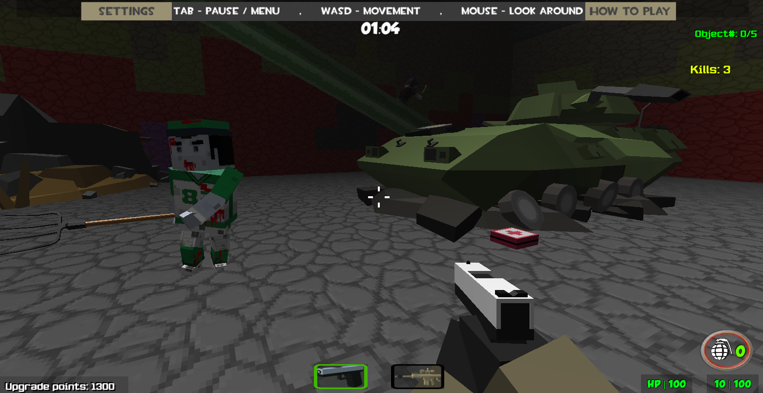 Zombie Arena 3D Survival Offline Game Screenshot