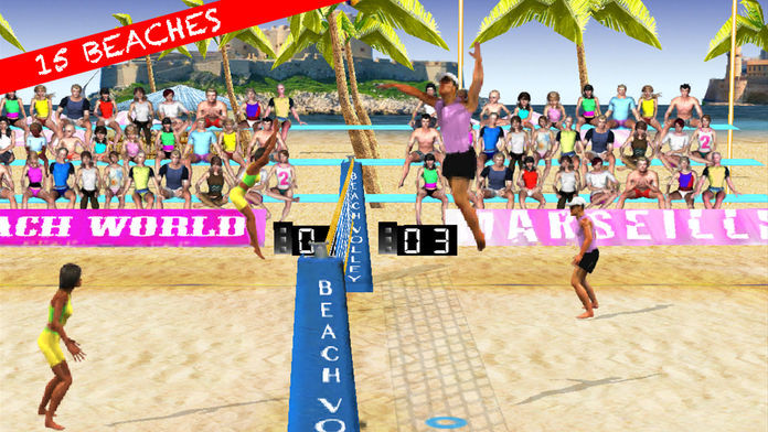 Beach Volley Pro 게임 스크린 샷