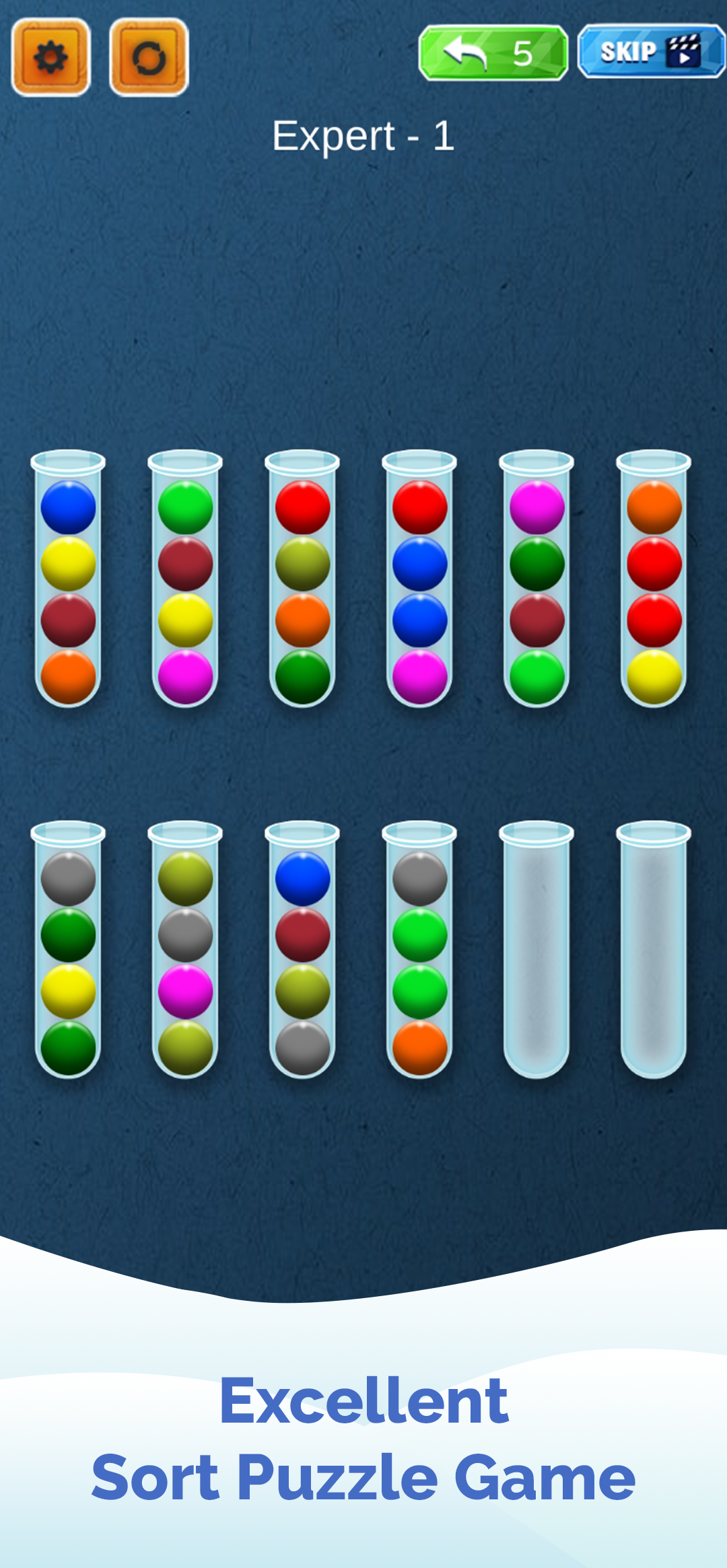 Sort Puzzle Color Ball Game Screenshot