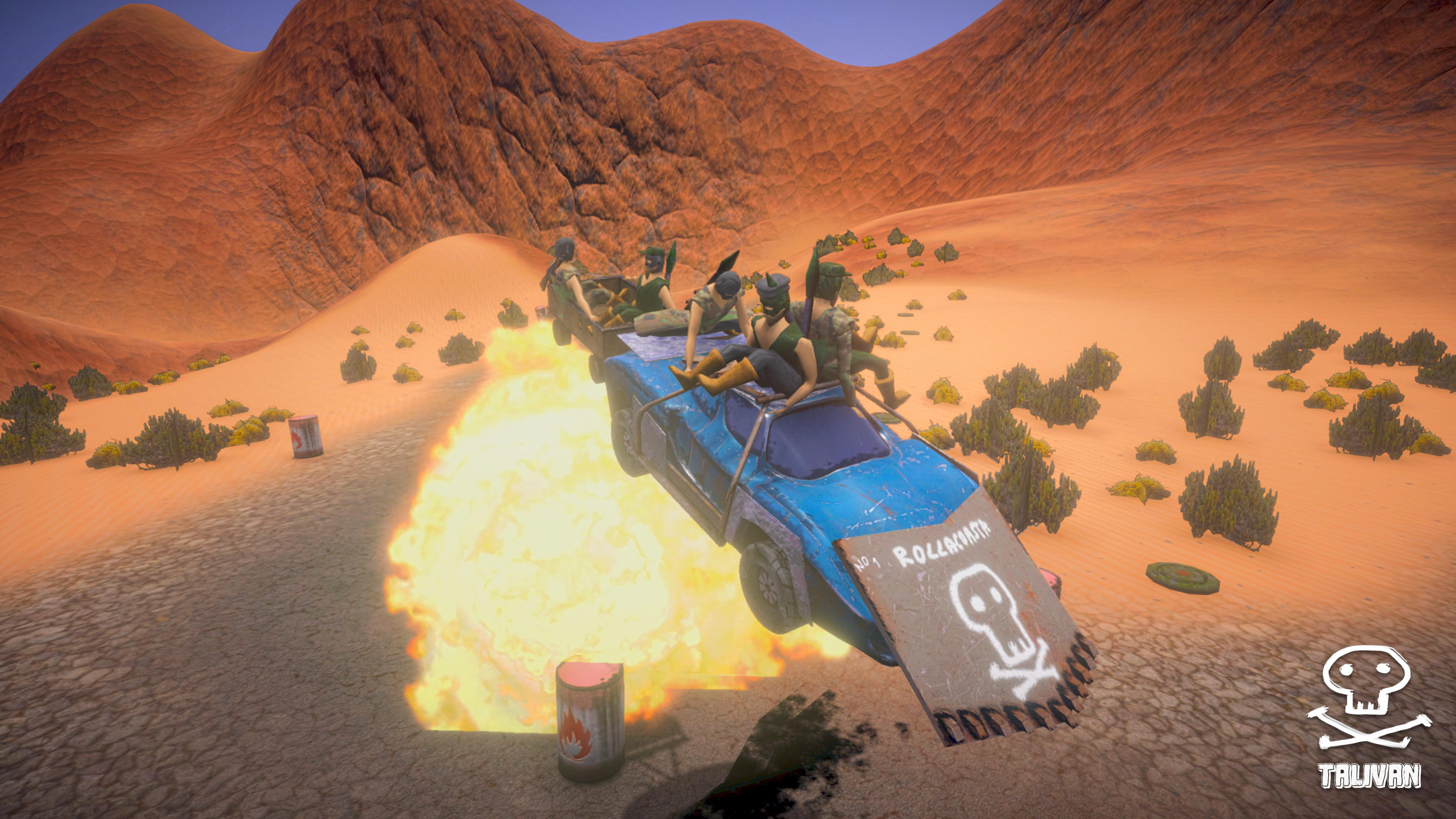 Screenshot 1 of TaliVan - เกมแข่งรถออฟโร้ด 3.9