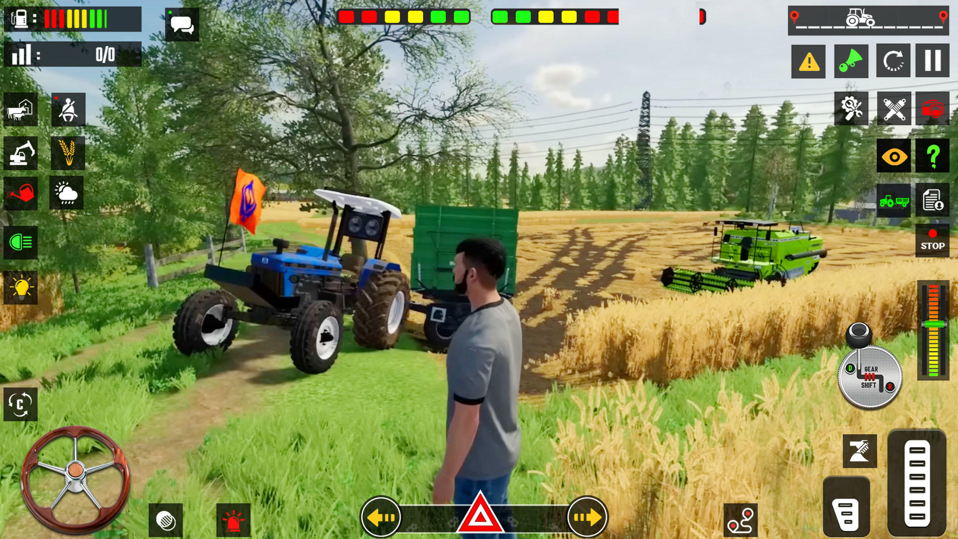 Captura de Tela do Jogo Farming Tractor Game 2024