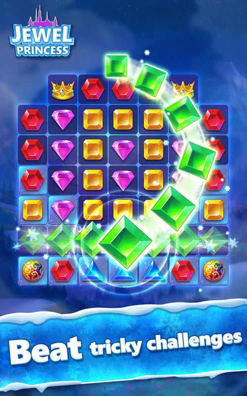 Screenshot of Jewel Princess - Match Frozen
