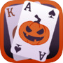 Ícone de Solitaire Game. Halloween