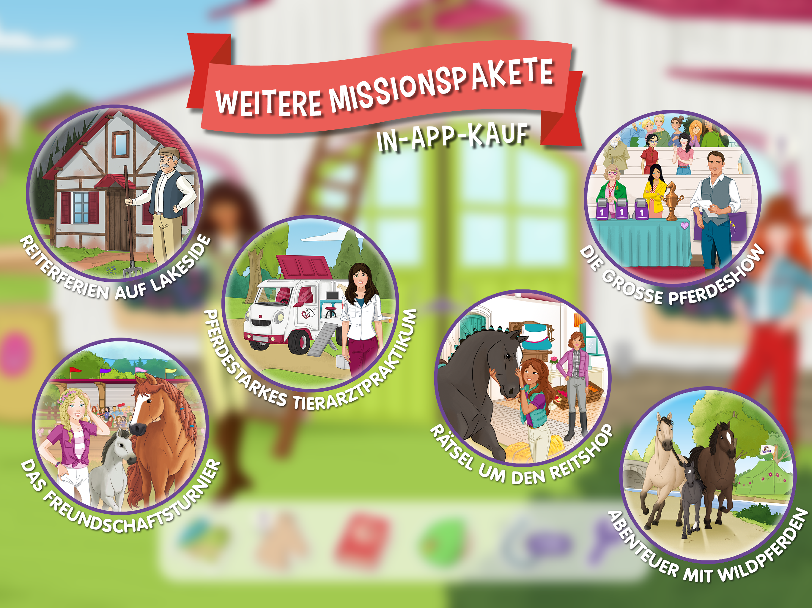 Captura de Tela do Jogo HORSE CLUB Pferde-Abenteuer