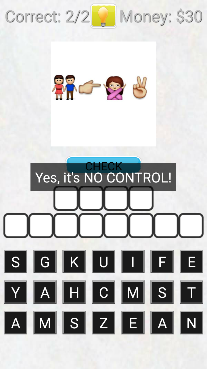 One Direction Emoji Songs Quiz Game Screenshot