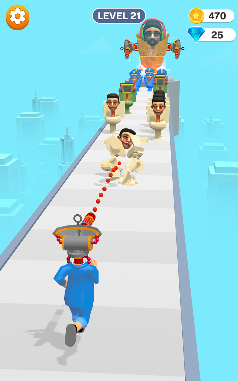 Draw To Smash : Toilet Puzzle Game Screenshot