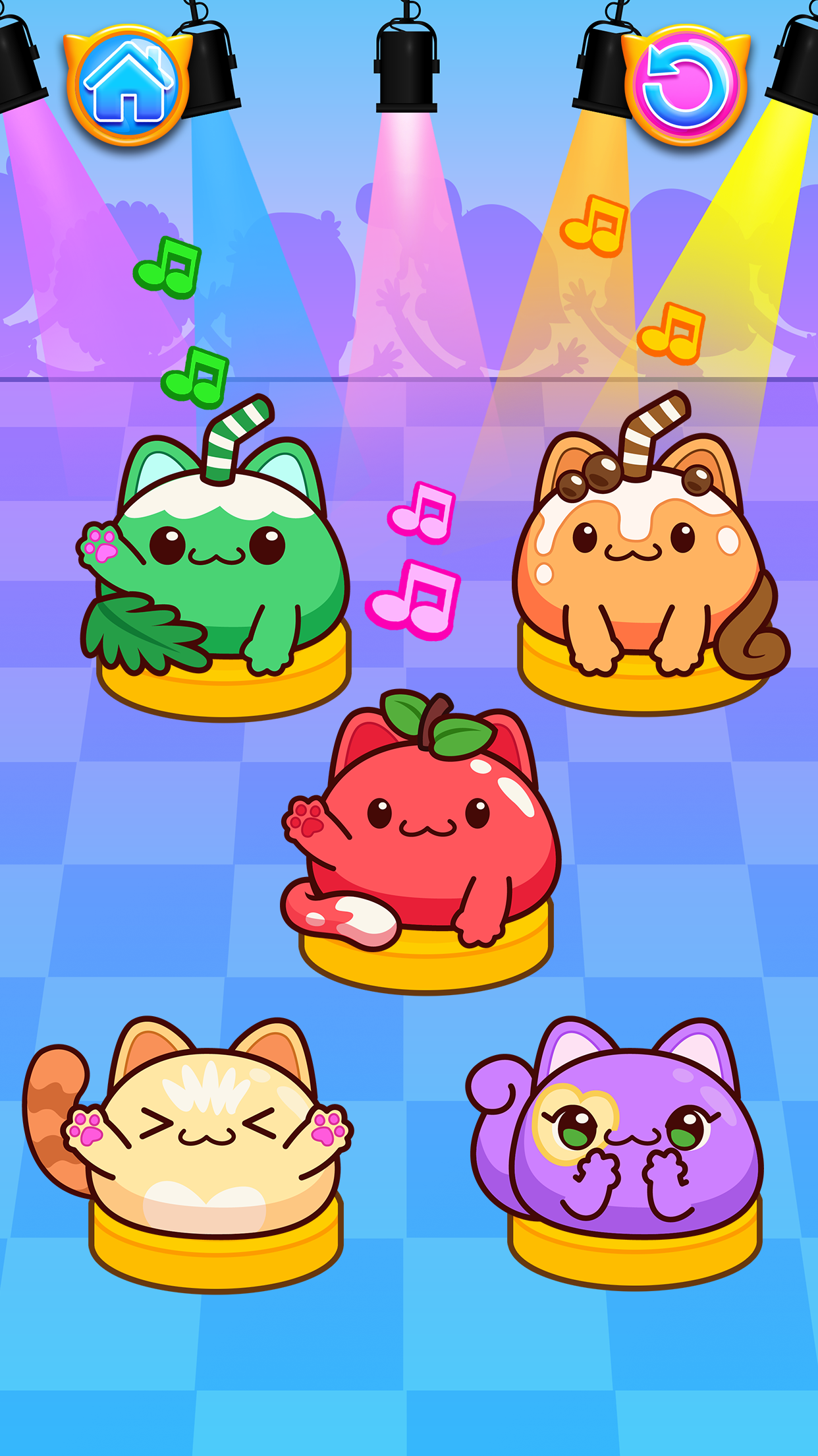 SnugBoo Music Beats Cute Kitty 게임 스크린샷