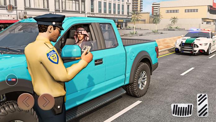 Saudi Pursuit Police Car Game Game Screenshot