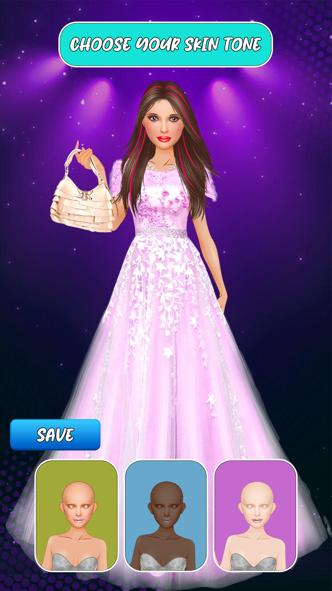 Screenshot of Fashion Girls Dress Up Game