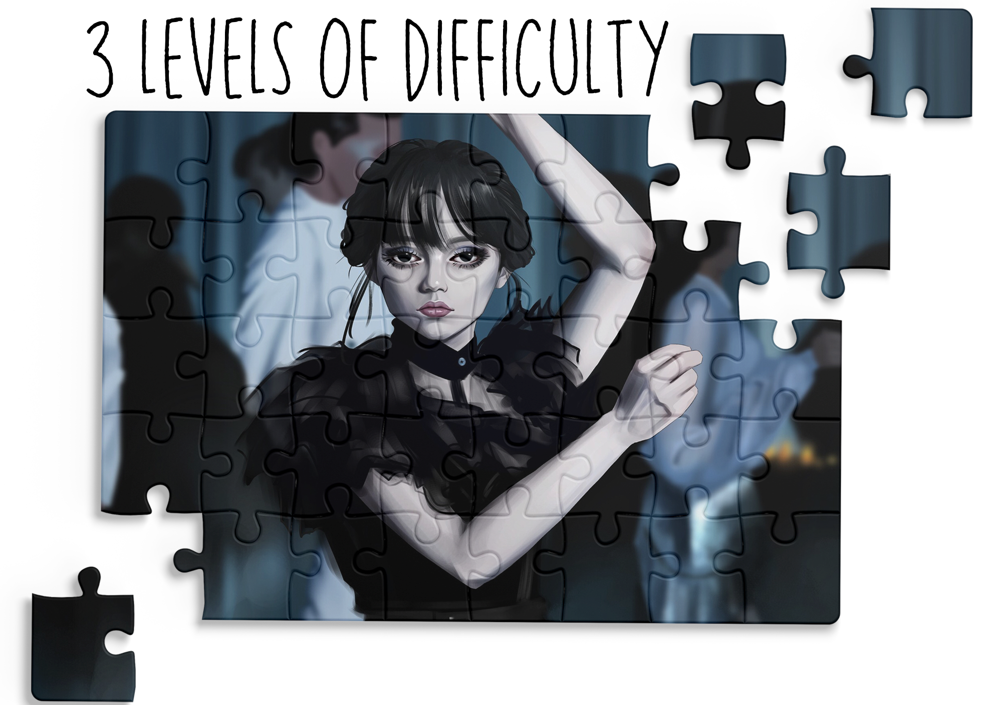 Wednesday puzzle games Game Screenshot